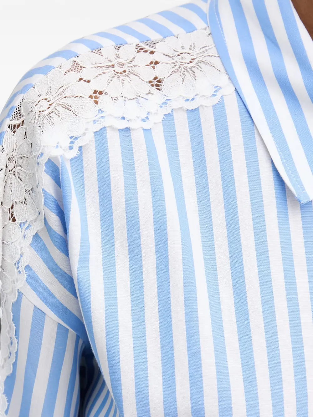 Morgan Blouse met kant Veelkleurig
