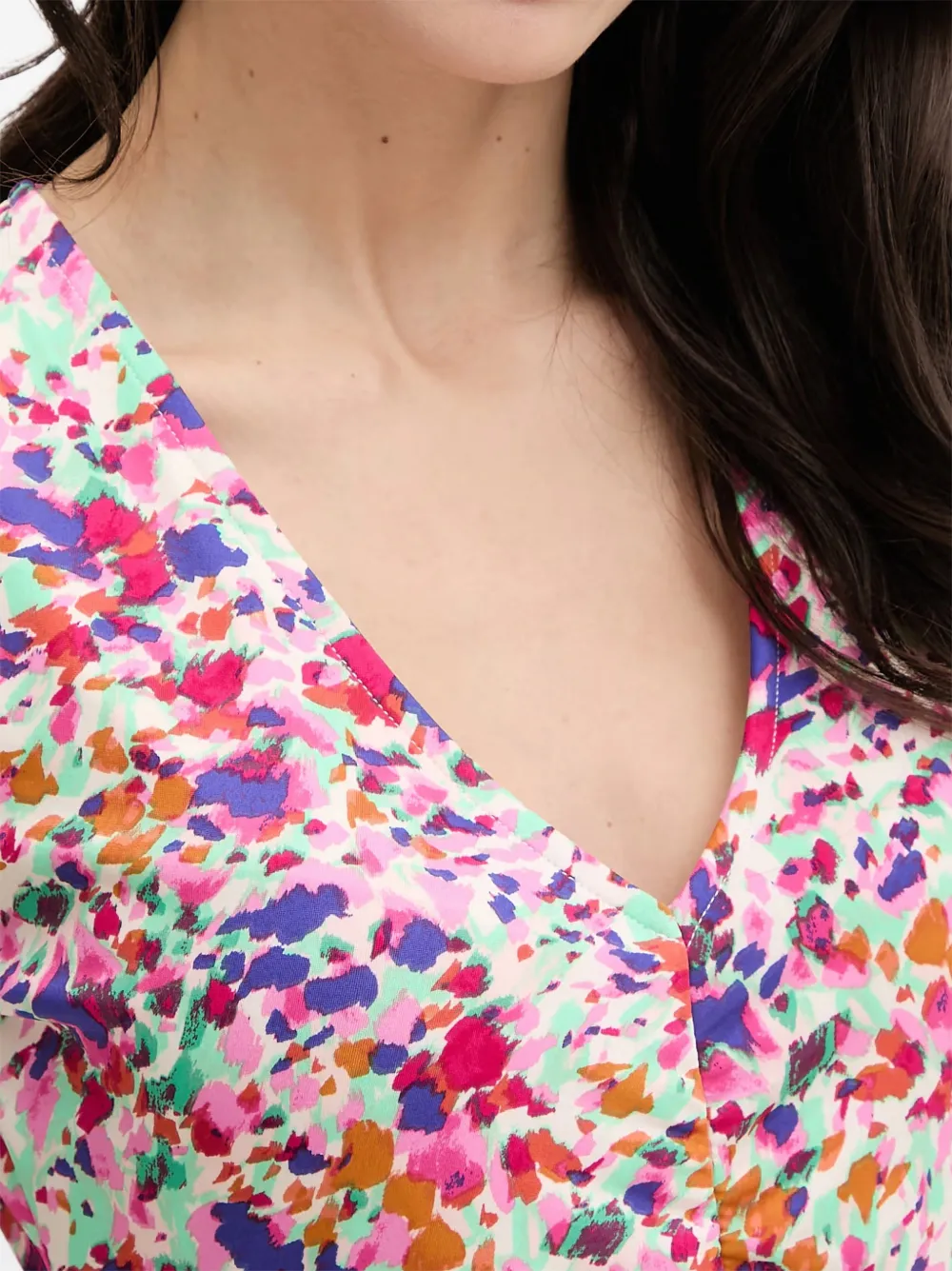 Morgan Mini-jurk met abstracte print Roze