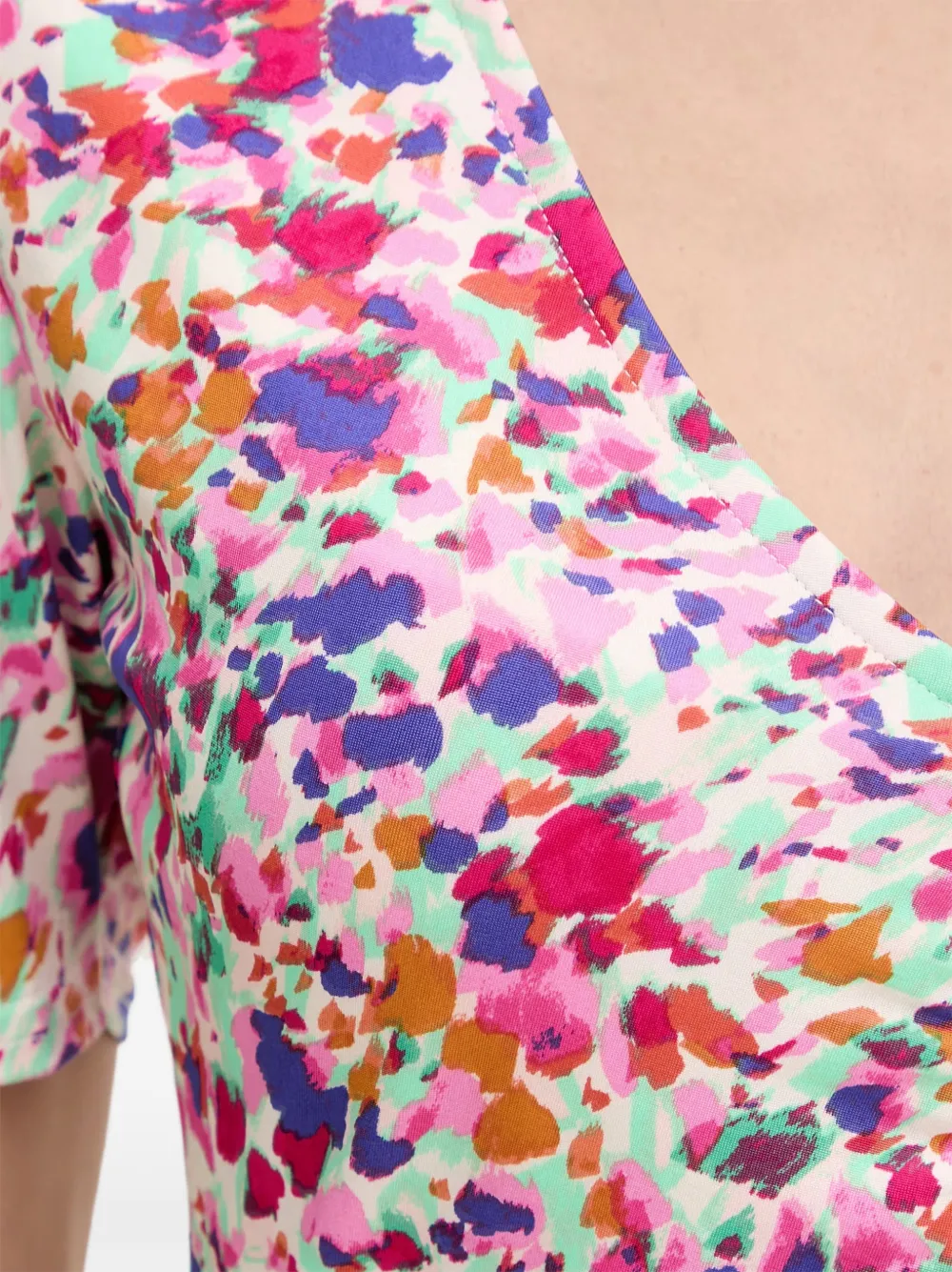 Morgan Mini-jurk met abstracte print Roze