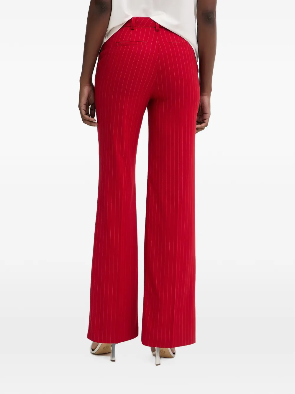 Morgan Broek met wijde pijpen Rood
