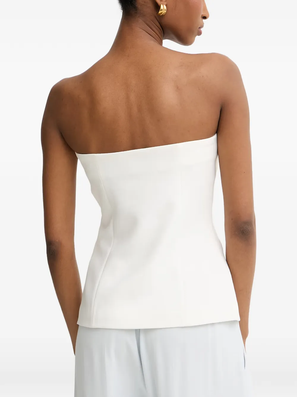 Morgan Strapless top Wit