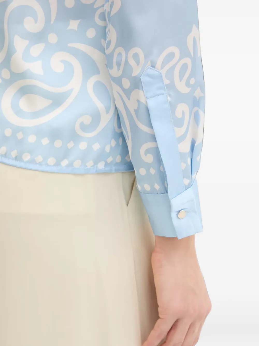 Morgan Overhemd met paisley-print Blauw