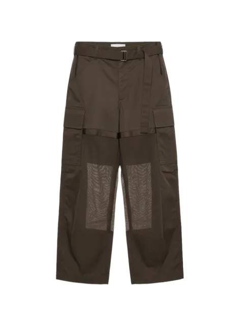 sacai straight trousers