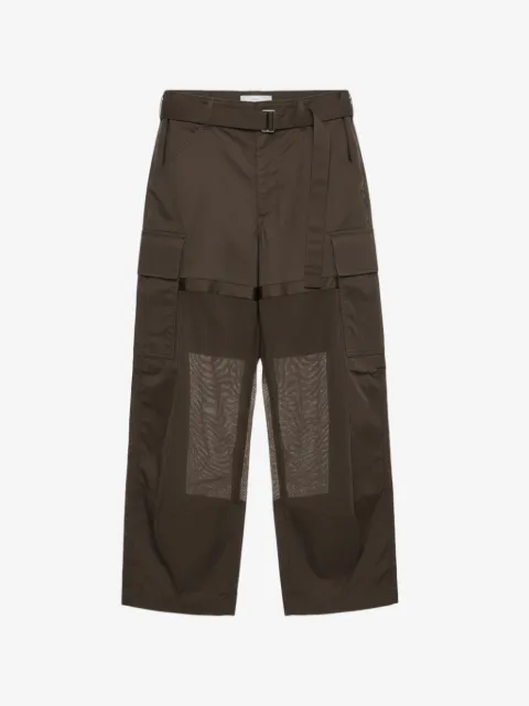 sacai straight trousers