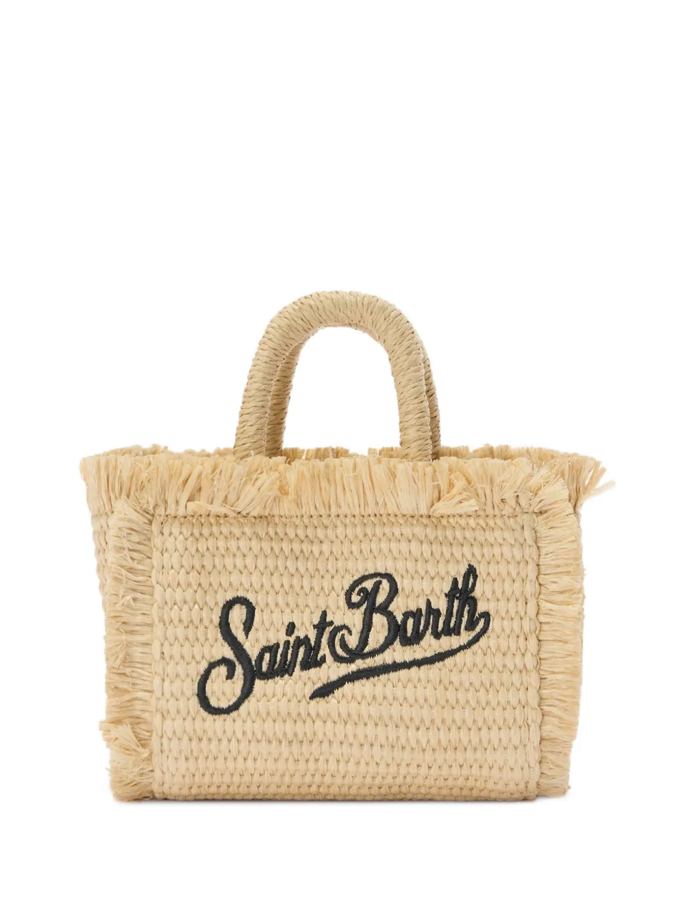 MC2 Saint Barth Vanity shopper met franjes Beige