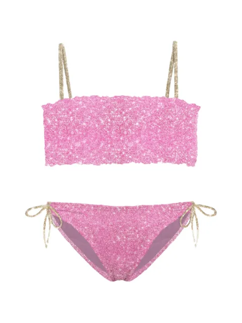 MC2 Saint Barth Kids lurex-knit bikini