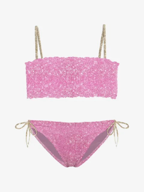 MC2 Saint Barth Kids lurex-knit bikini