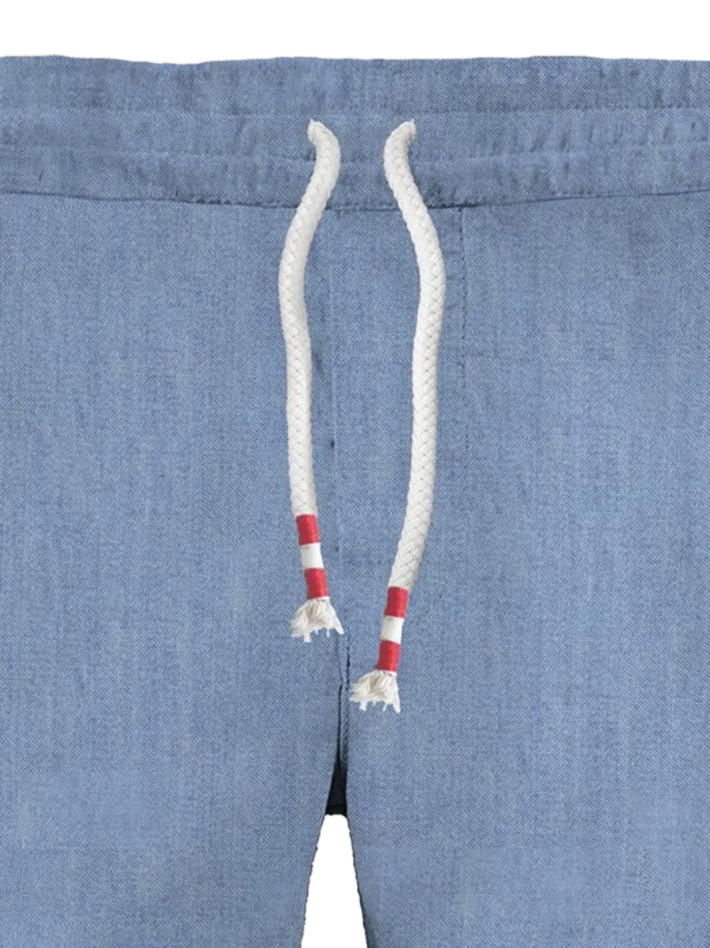 MC2 Saint Barth Kids chambray cargo shorts Blauw