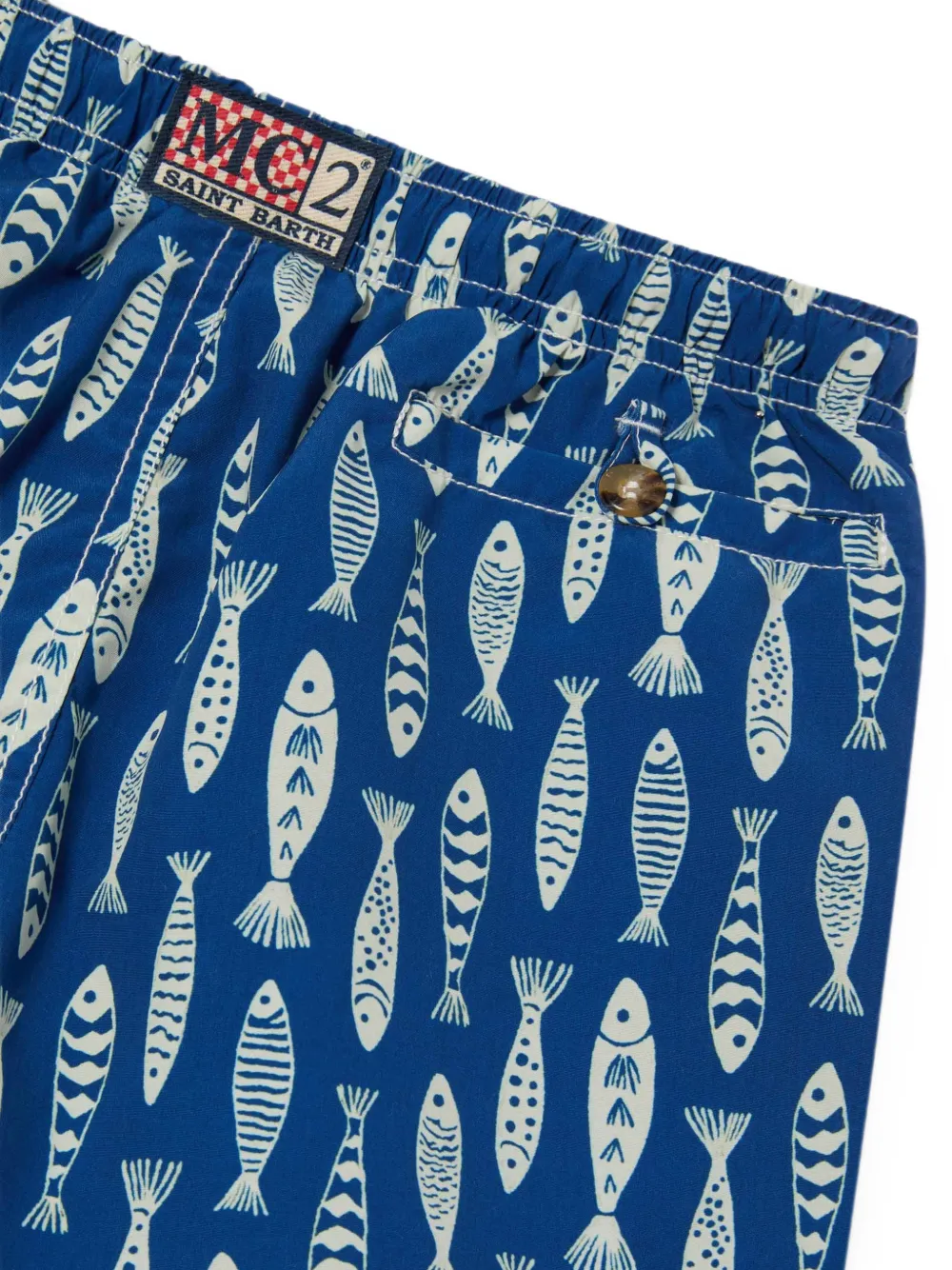 MC2 Saint Barth Kids Caprese Jr zwembroek met grafische print Blauw
