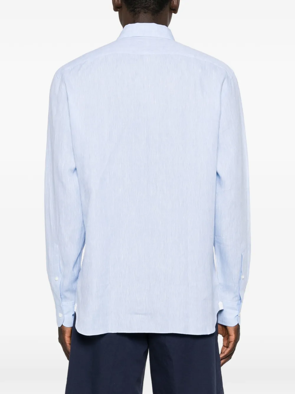 Zegna Button-up overhemd Blauw