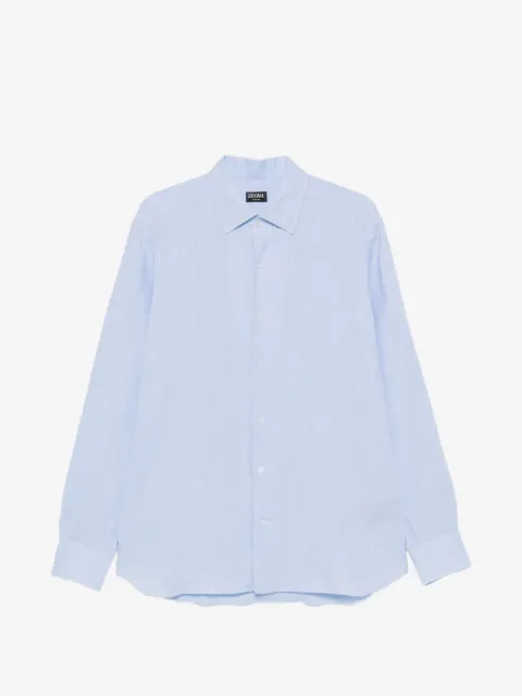 Zegna long-sleeve button-up shirt
