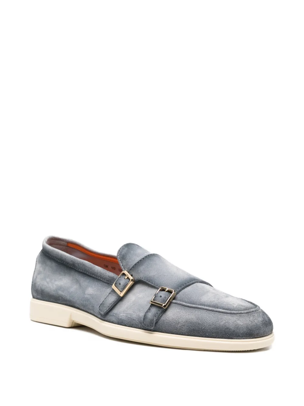 Santoni double-strap monk shoes Blauw