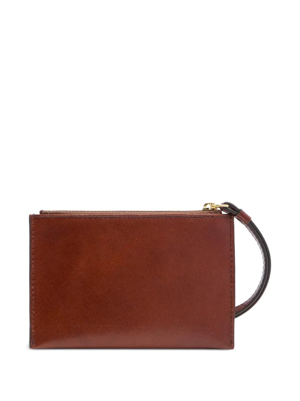 The Bridge Clutch met polsband logo Bruin