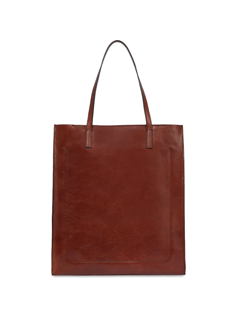 The Bridge Shopper met logoplakkaat Bruin
