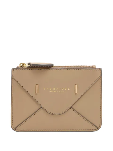 The Bridge zip-fastening leather card holder