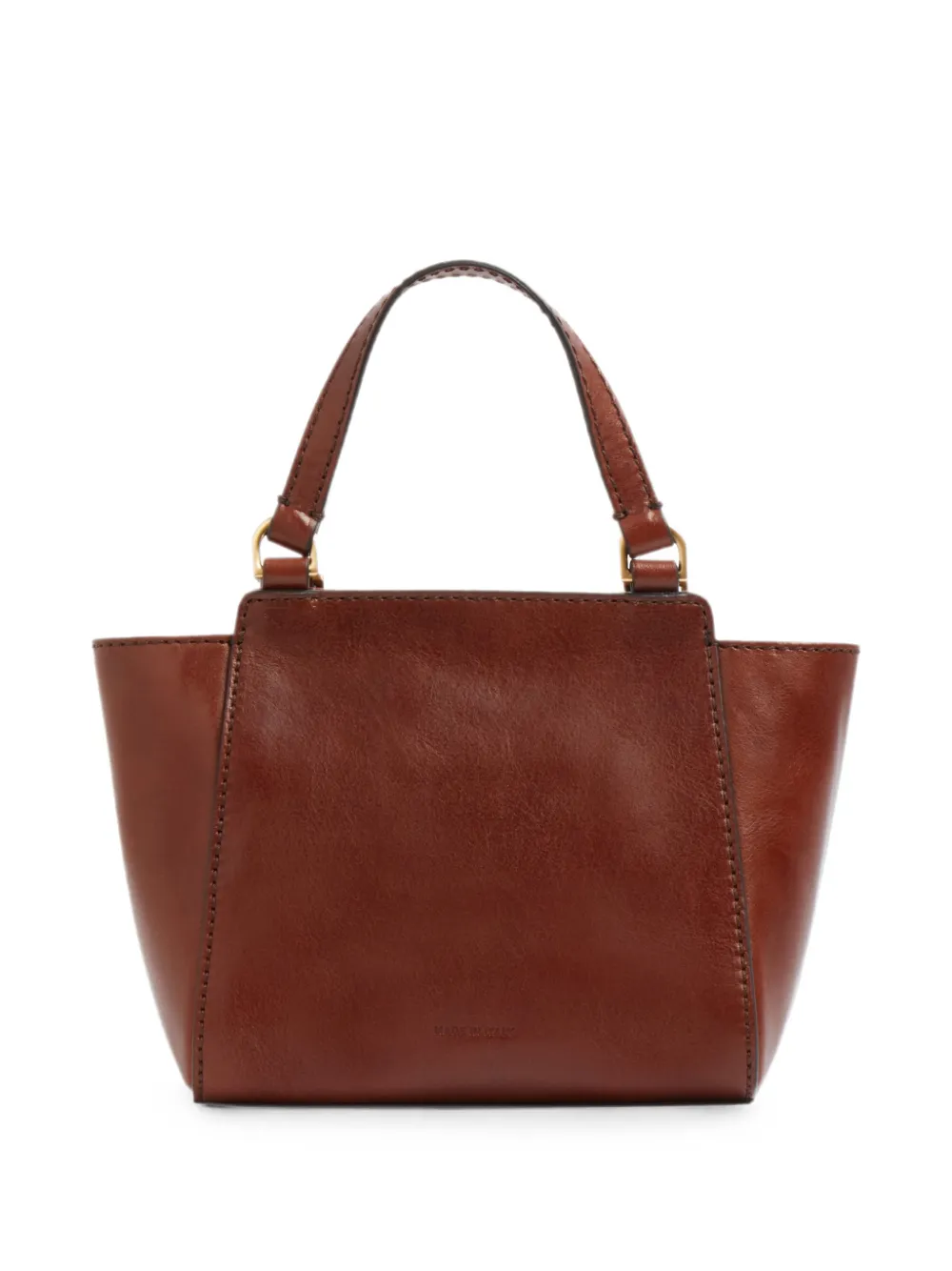 The Bridge Leren shopper Bruin
