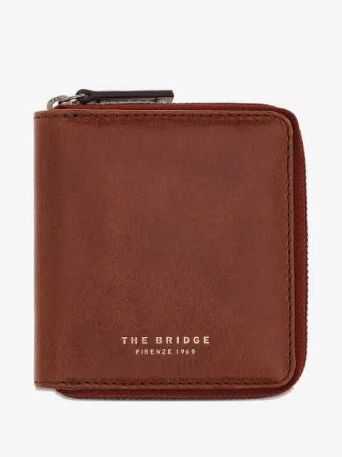 The Bridge zip-around leather wallet