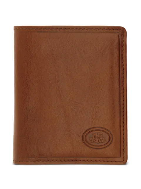 The Bridge logo-embossed leather wallet