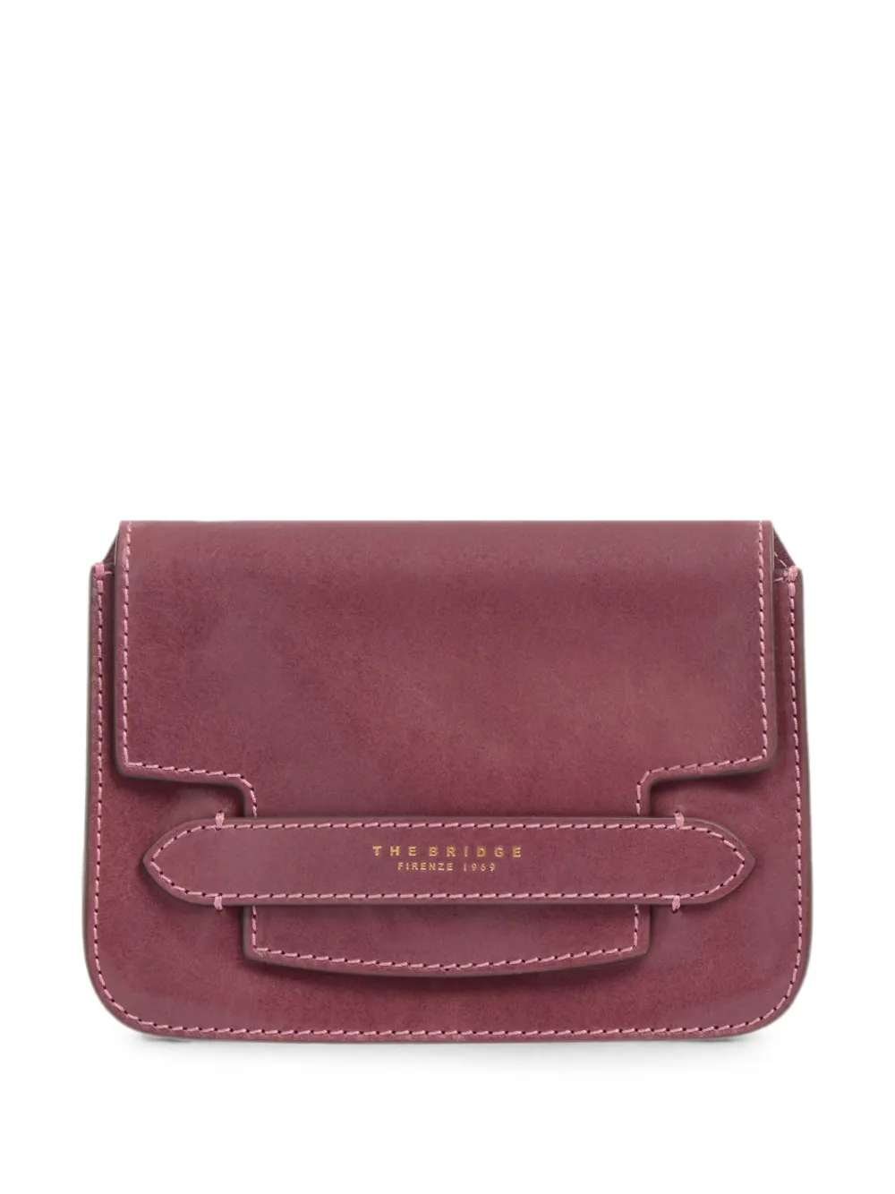 The Bridge Lucrezia leather shoulder bag - Rosa
