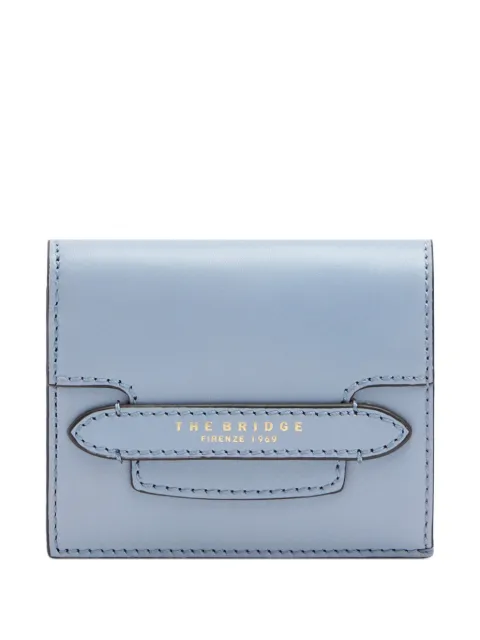 The Bridge logo-print leather wallet