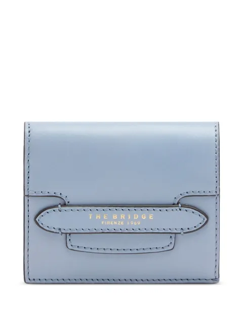 The Bridge logo-print leather wallet