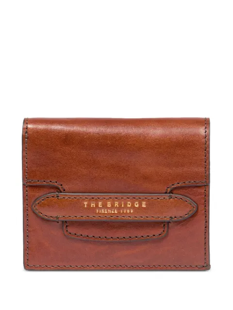 The Bridge logo-debossed leather wallet