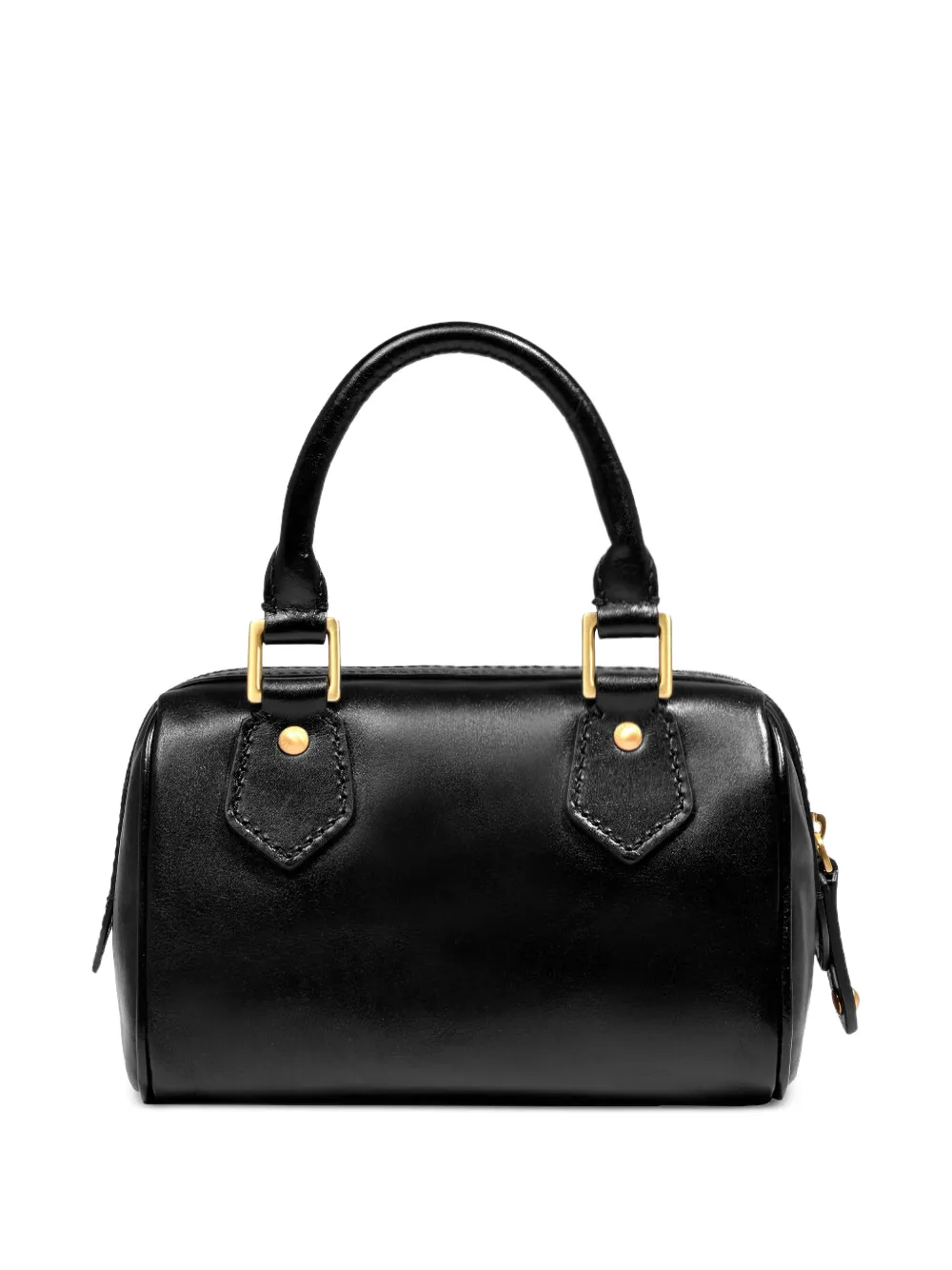 The Bridge Boston leren shopper Zwart