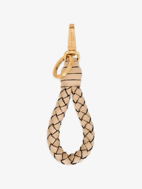 The Bridge Duccio braided leather keyring