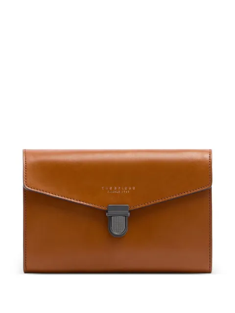 The Bridge leather wrist-strap clutch bag