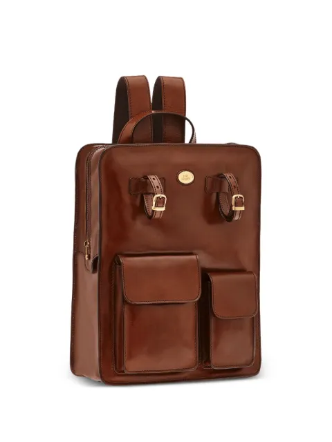 The Bridge Story buckle-strap flap-pocket backpack