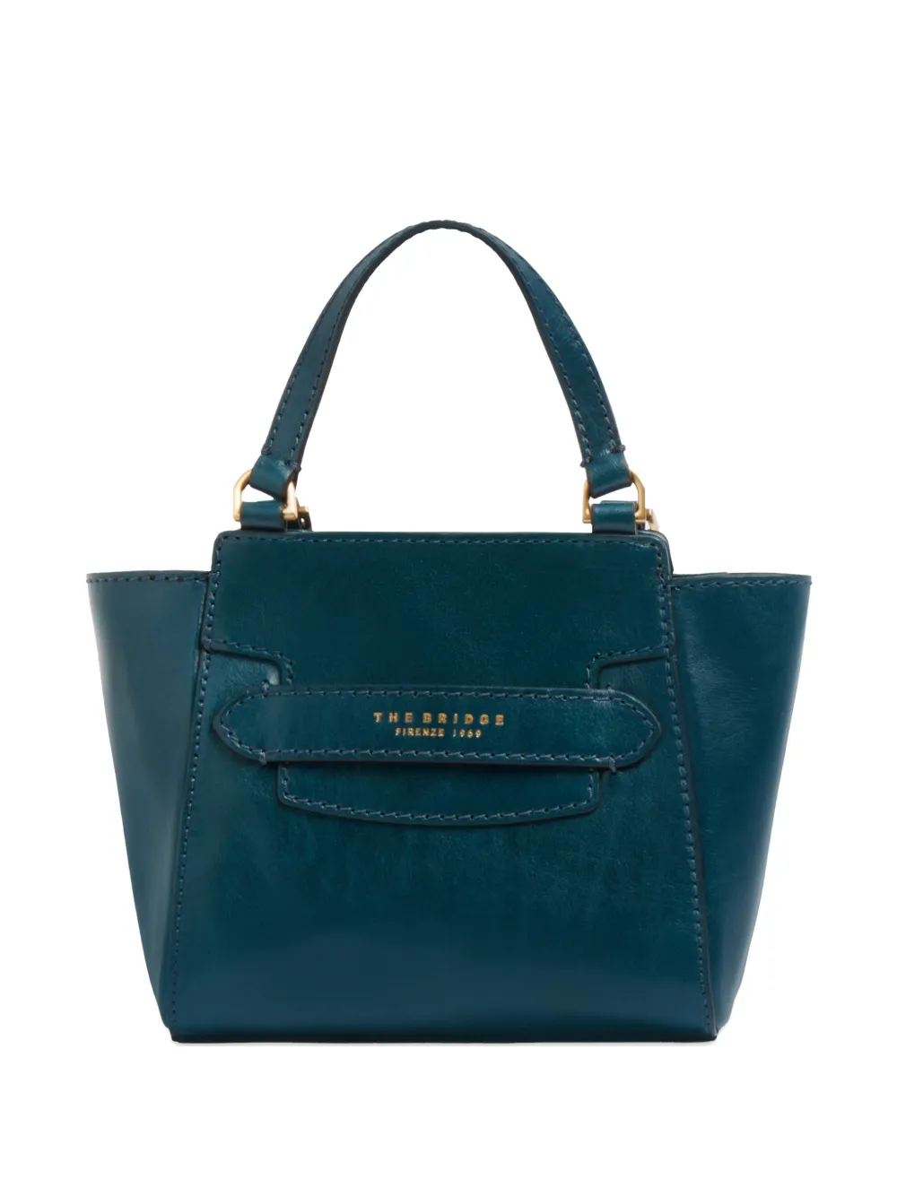 The Bridge leather shoulder bag - Blu
