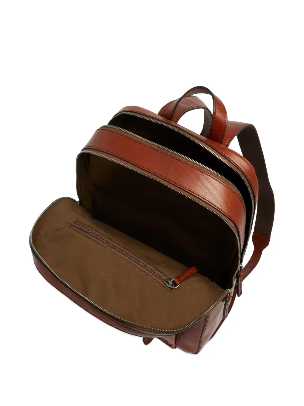 The Bridge Rugzak met gespdetail Bruin