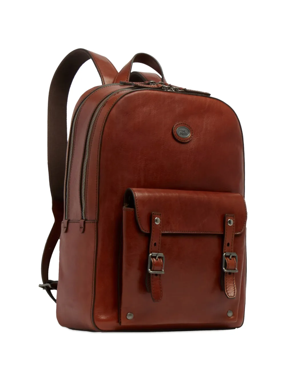 The Bridge Rugzak met gespdetail Bruin