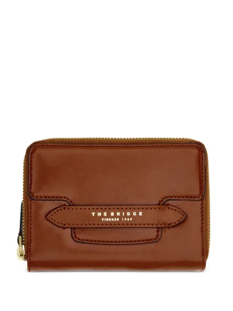 The Bridge zip-around leather wallet