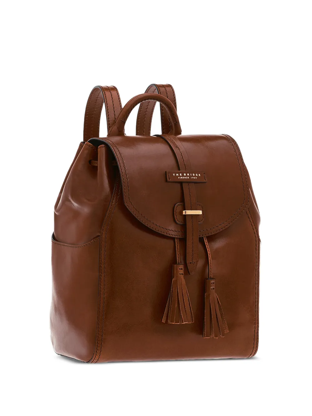 The Bridge Florentin Rucksack mit Quastendetail - Braun