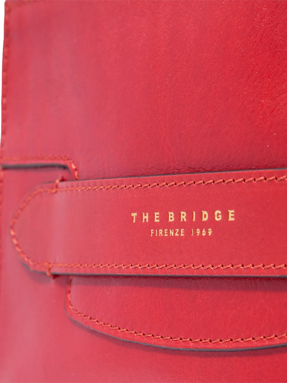 The Bridge Clutch met logo Rood