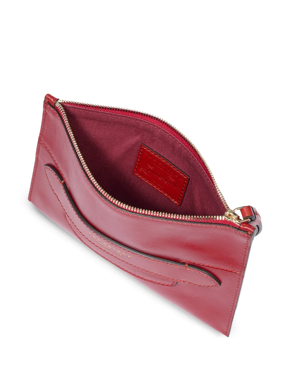 The Bridge Clutch met logo Rood