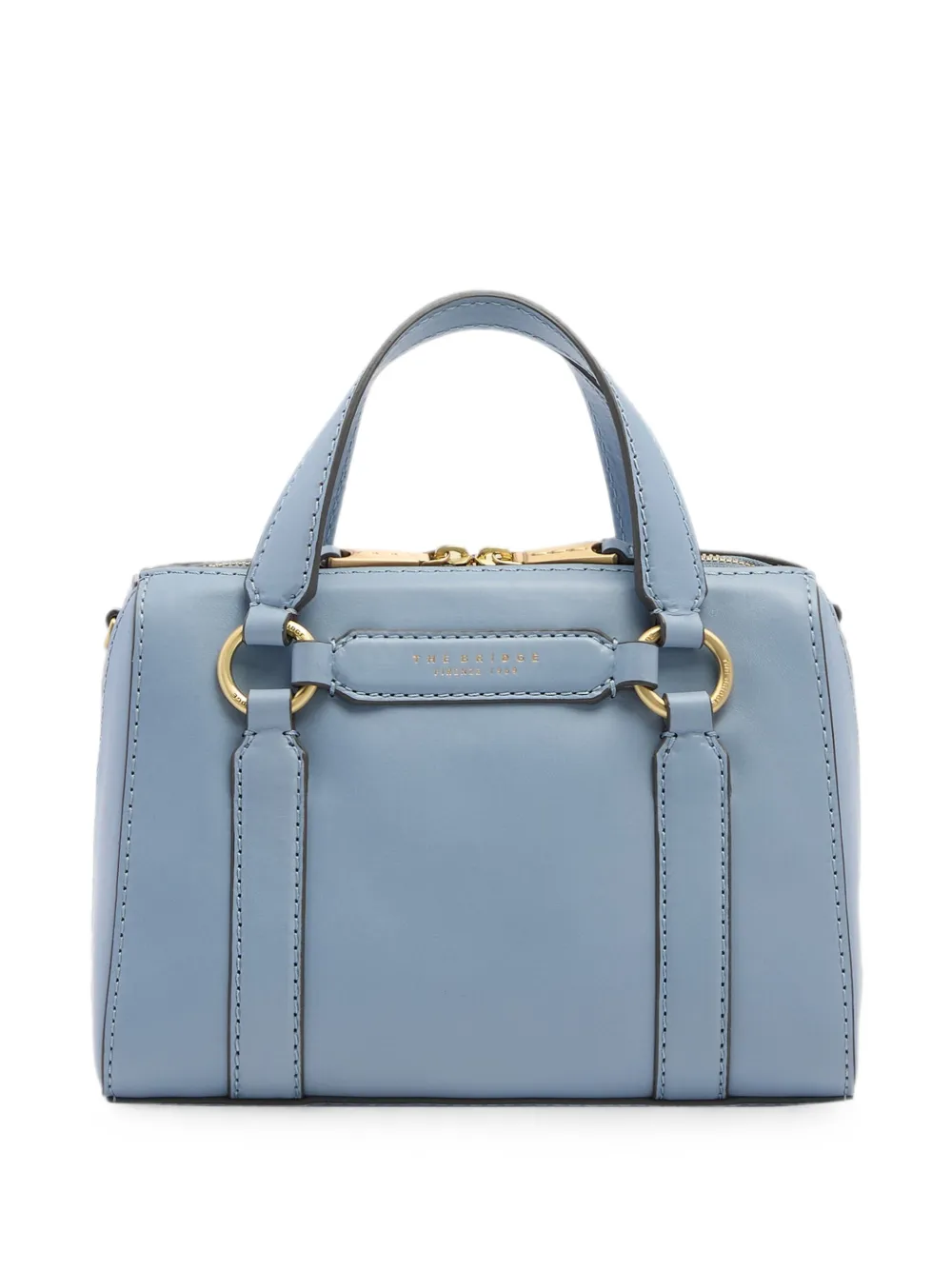 The Bridge Laura leather tote bag - Blu