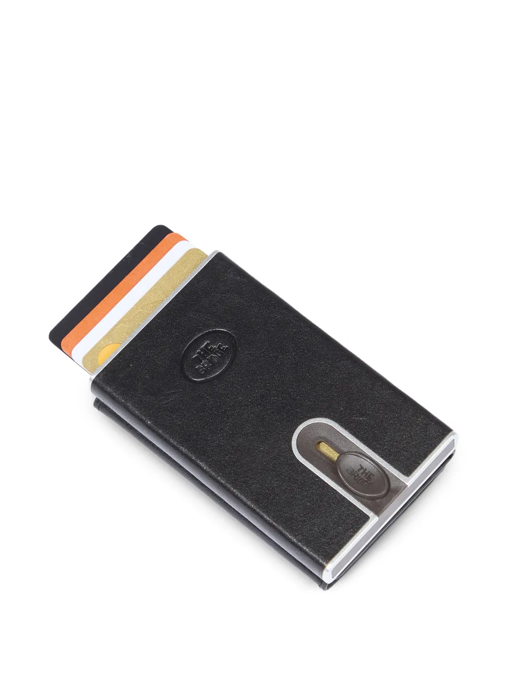 The Bridge Story leren pasjeshouder met RFID-bescherming Zwart