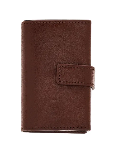 The Bridge press-stud leather cardholder