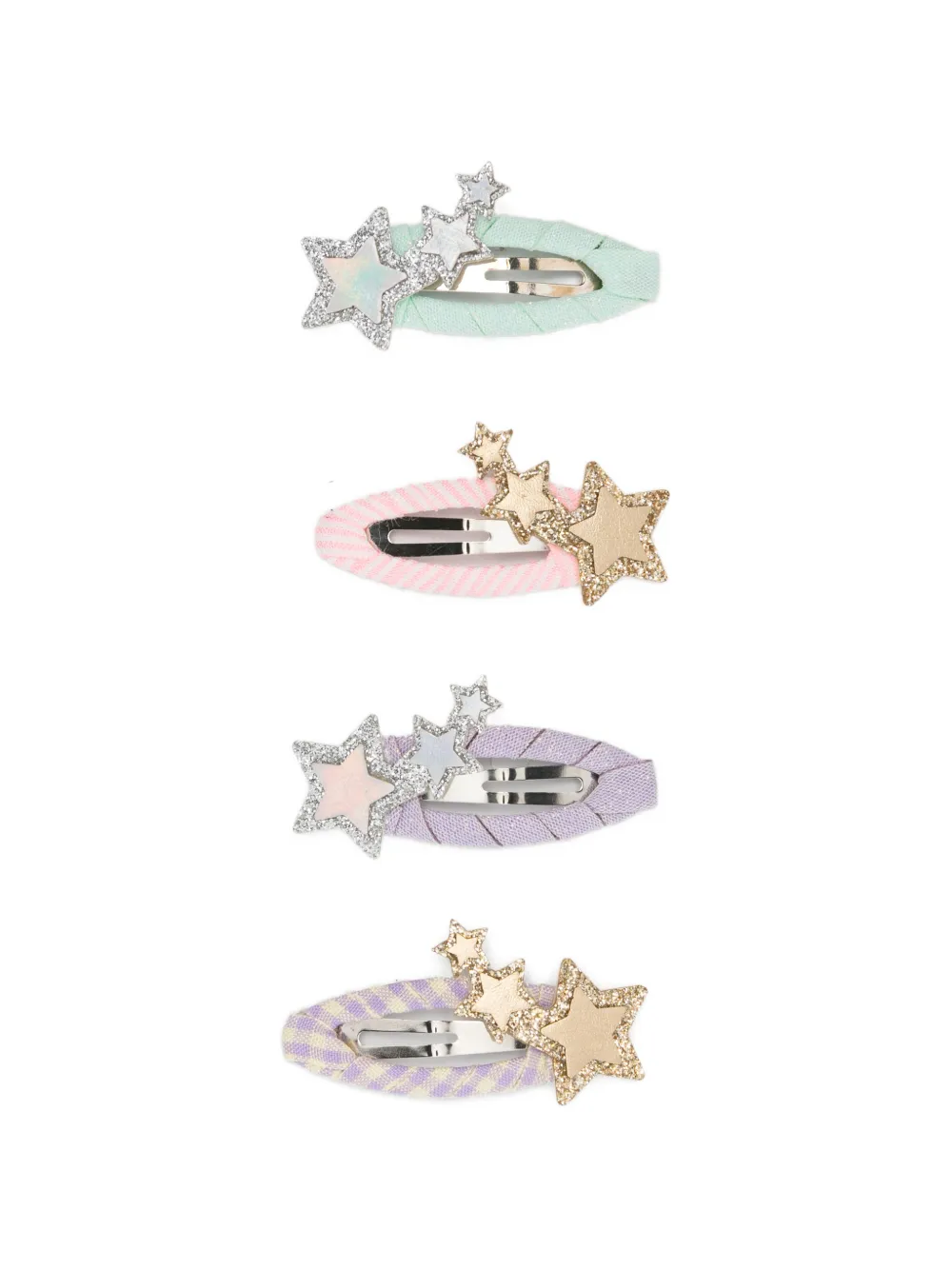 mimi & lula glitter-star hair clips - Viola