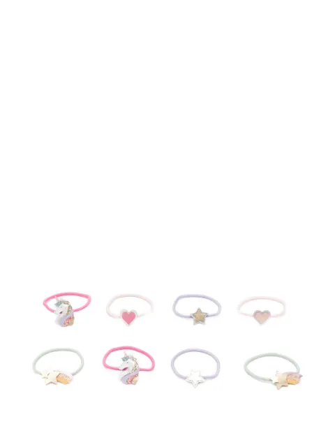 mimi & lula glitter-embellished unicorn hair ties