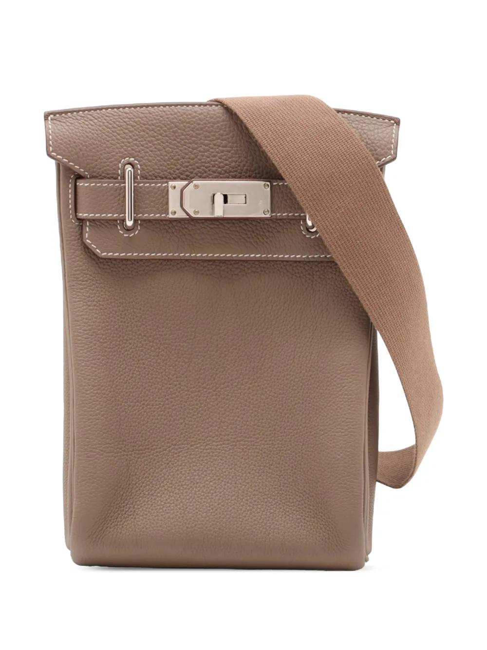 Hermès Pre-Owned 2024 Togo Kelly Hac A Dos PM backpack - Marrone