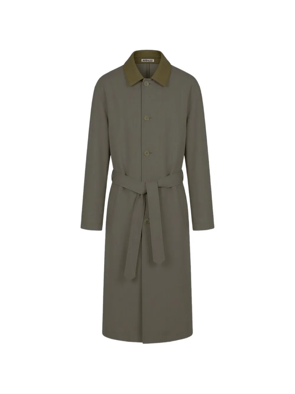 Auralee wool coat - Verde