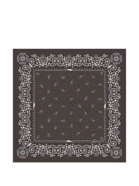 Longchamp French Bandana silk scarf 50