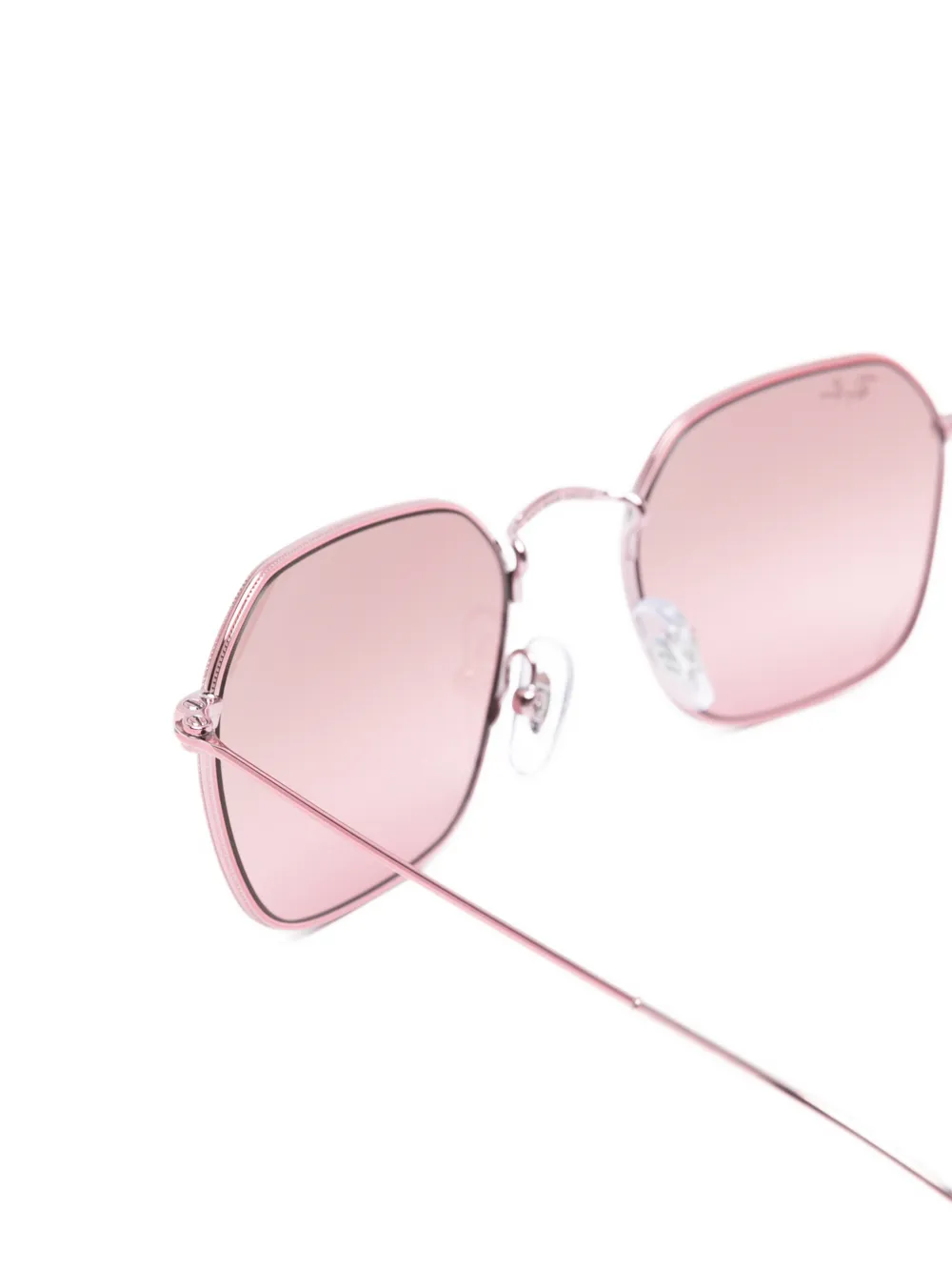 RAY-BAN JUNIOR Zonnebril met geometrisch montuur Roze
