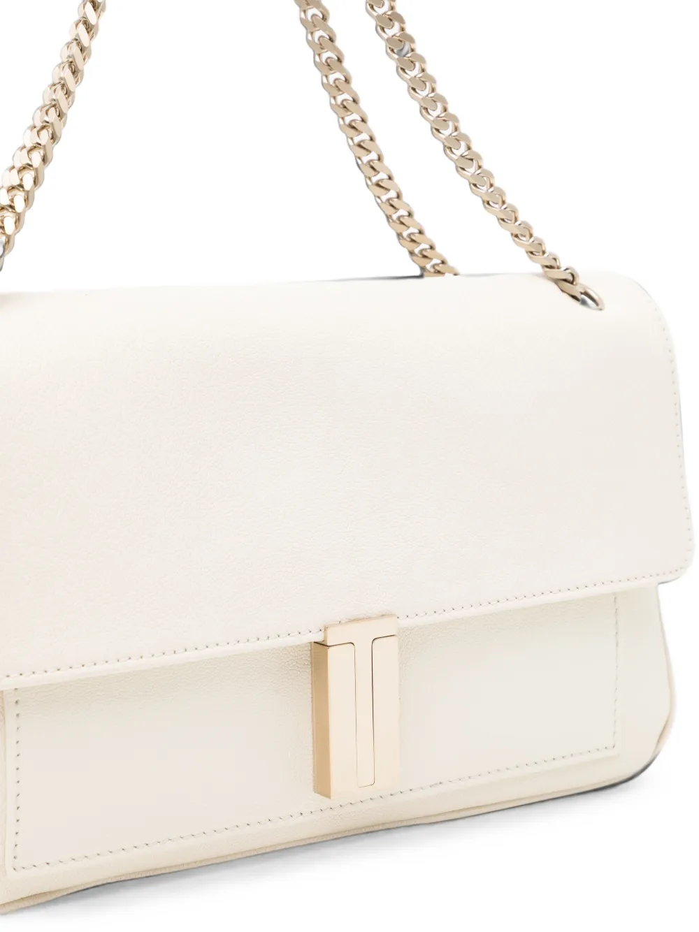 TOM FORD Mia schoudertas met ketting Beige