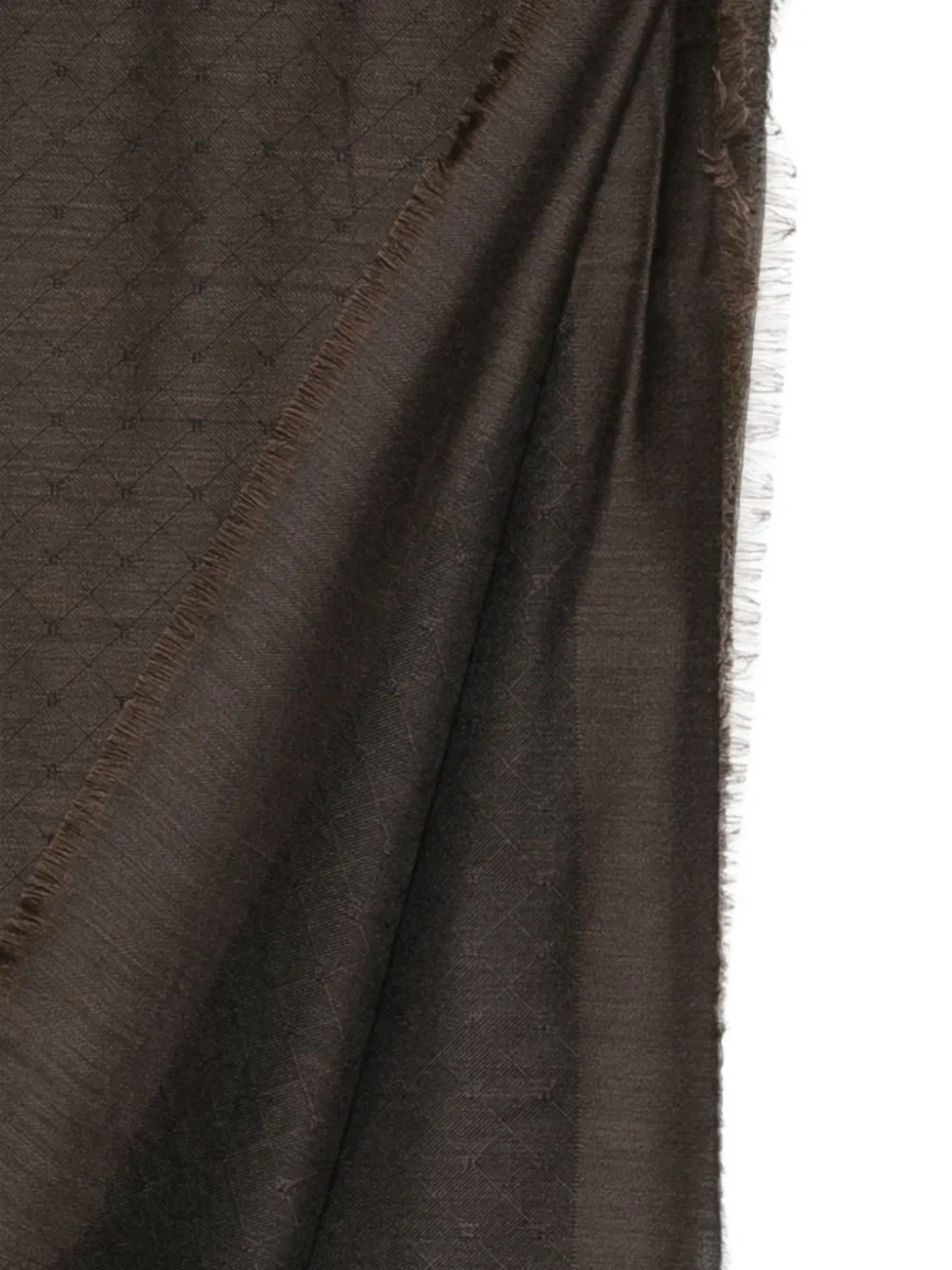 TOM FORD Sjaal met monogram jacquard Bruin