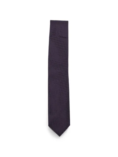 TOM FORD net-pattern satin tie