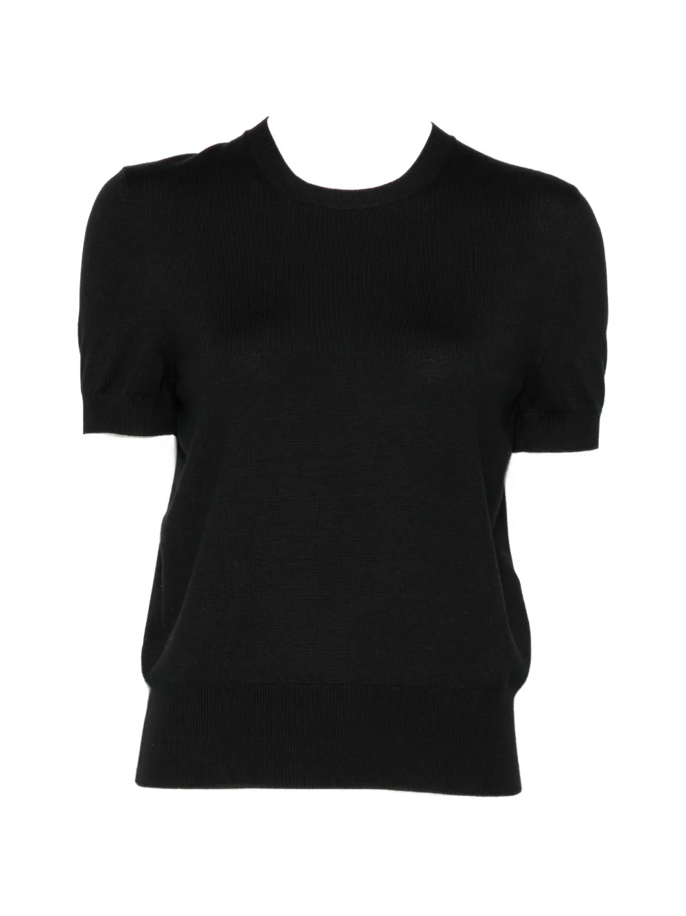 Tom Ford Wool Crew-neck T-shirt In Pattern